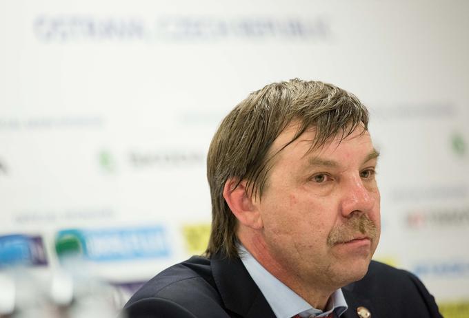 Oleg Znarok je na novinarski konferenci po četrtfinalu z Nemci poskrbel za ogorčenje. | Foto: Vid Ponikvar