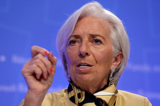 Izvršna direktorica IMF Christine Lagarde: "Streho je treba popraviti, ko sije sonce." | Foto: Reuters