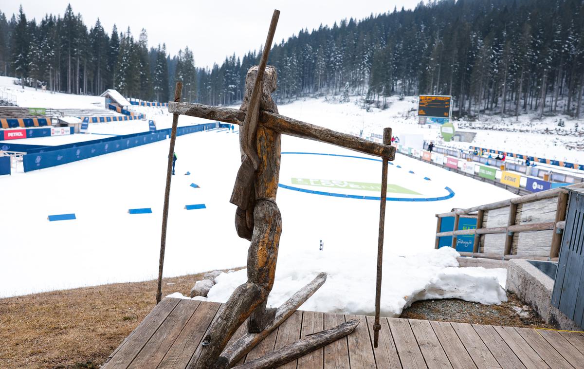 Pokljuka 2025, biatlon | Na Pokljuki so kljub izrednim vremenskim razmeram v popolnosti izpeljali prrogram svetovnega biatlonskega pokala. | Foto Aleš Fevžer