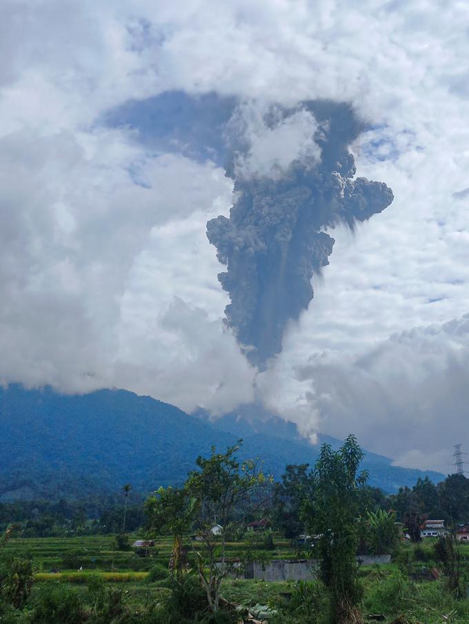 Marapi, vulkan, Indonezija | Foto: Reuters
