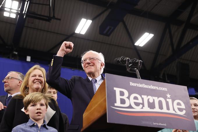 Senator Bernie Sanders je osvojil največ glasov. | Foto: Reuters