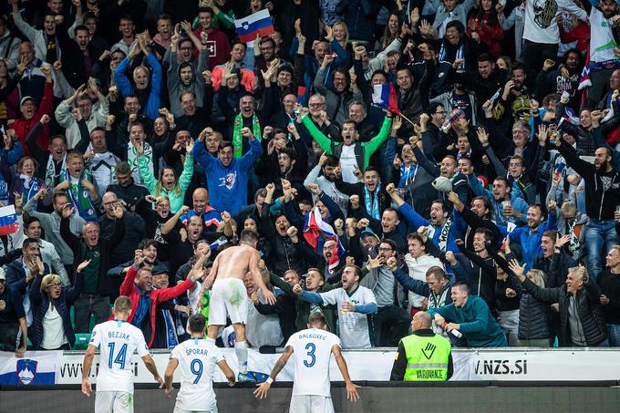 Veselje Benjamina Verbiča po zmagovitem zadetku v 90. minuti. | Foto: Grega Valančič/Sportida