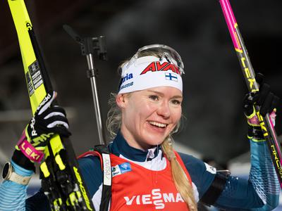 Suvi Minkkinen do premierne zmage, slab strelski dan Slovenk