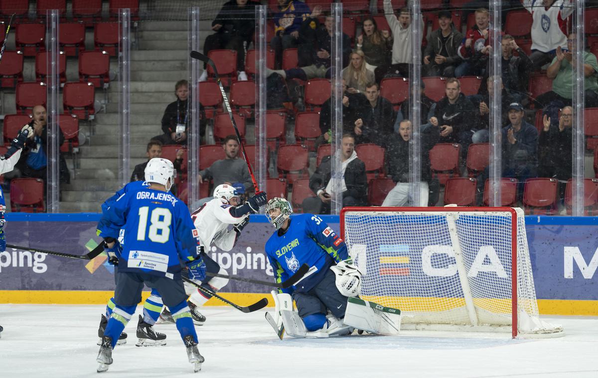 slo nor olimpijske kvalifikacije | Slovenski hokejisti so na drugi tekmi olimpijskih kvalifikacij s 4:7 izgubili z Norvežani in ostali brez možnosti za tretje zaporedne olimpijske igre. | Foto Fredrik Hagen / Norwegian Ice Hockey Association
