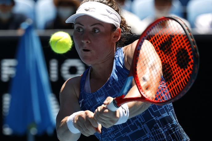 Tamara Zidanšek | Tamara Zidanšek je uspešno začela sezono turnirjev WTA na travnati podlagi v konkurenci dvojic.  | Foto Reuters