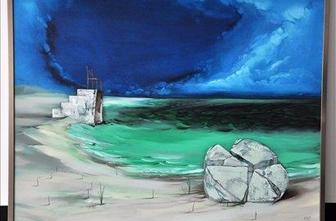 V Novem mestu razstava olj Roka Slane