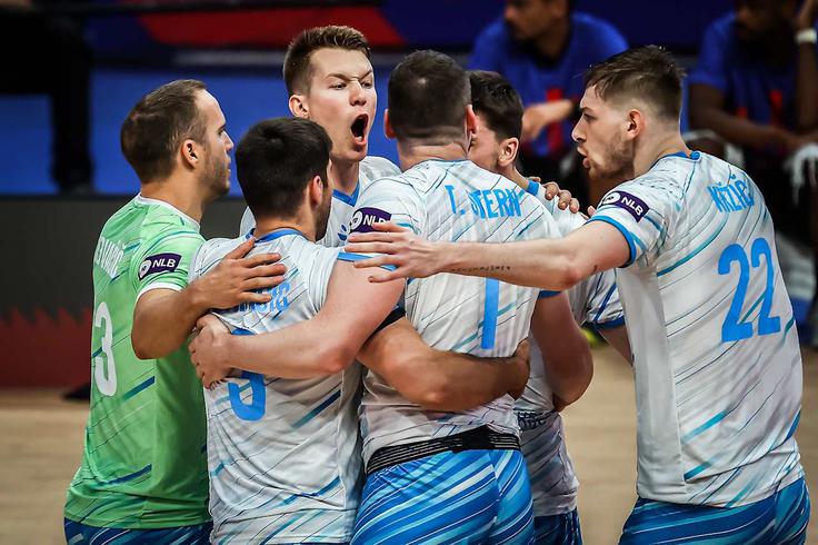 liga narodov Slovenija Brazilija | Foto: VolleyballWorld