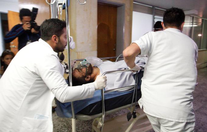 Alana Ruchela so prvega prepeljali v bolnišnico. Razen težav s hrbtenico, ki so jih zdravniki odpravili z operacijo, drugih ni imel. | Foto: Reuters