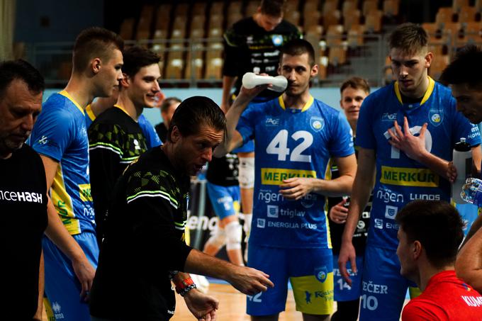 Odbojkarji OK Merkur Maribor so izgubili tudi povratno tekmo pokala challenge. | Foto: CEV
