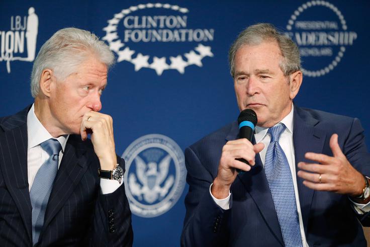 George Bush mlajši in Bill Clinton Bill Clinton in George Bush mlajši | Foto: Reuters