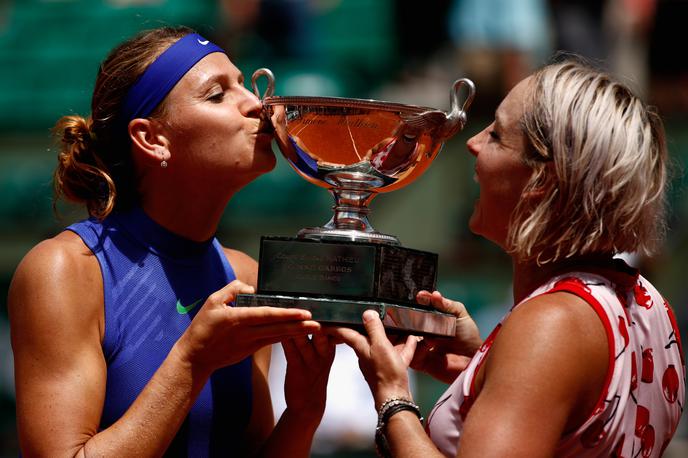 Bethanie Mattek-Sands in Lucie Šafarova | Foto Getty Images