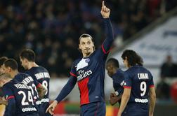 PSG z Ibrahimovićem navdušil, Monaco in Lyon opravila svoj del naloge