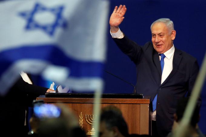 Glede na izide po 90 odstotkih preštetih glasov je Netanjahujev Likud osvojil 29,3 odstotka glasov. | Foto: Reuters