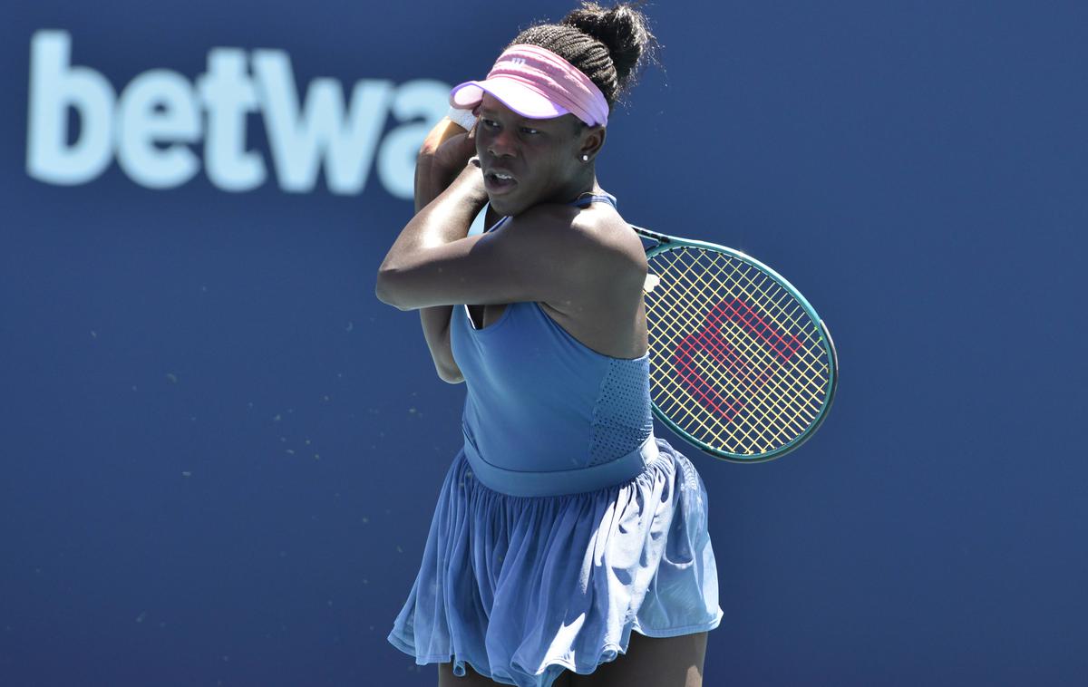 Victoria Mboko | Victoria Mboko je v osmini finala Montreala izločila prvo nosilko Coco Gauff. | Foto Guliverimage