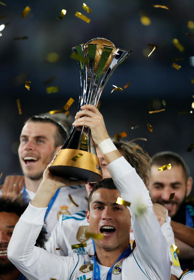 Cristiano Ronaldo je bil z belimi baletniki večkrat evropski in svetovni klubski prvak.  | Foto: Reuters