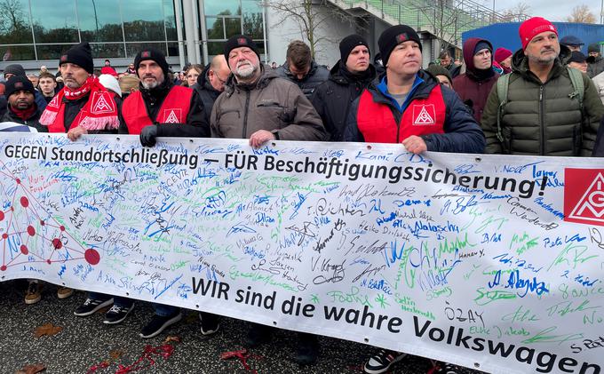 Volkswagen protest stavka | Foto: Reuters