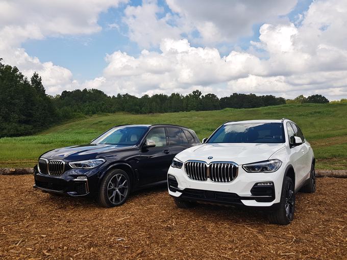 Pri nas bo najbolj priljubljena različica 30d, kar 80 odstotkov kupcev pa se bo po besedah BMW odločilo za športni paket M Sport. Na fotografiji levo paket X-Line in desno M Sport. | Foto: Gašper Pirman in BMW