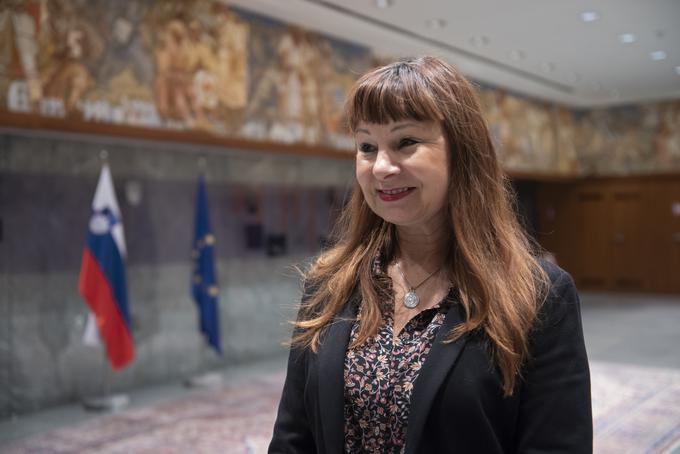 Nosilka liste Levice za evropske volitve bo poslanka stranke Violeta Tomić. | Foto: STA ,