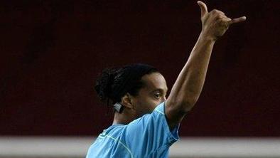 Ronaldinho in Ševčenko blizu Milana