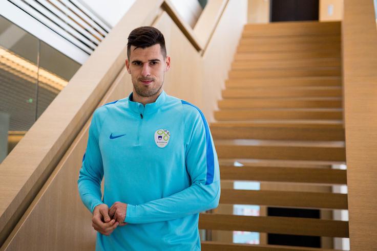 Nemanja Mitrović se je z Jagiellonio uvrstil v četrtfinale poljskega pokala. | Foto: Žiga Zupan/Sportida