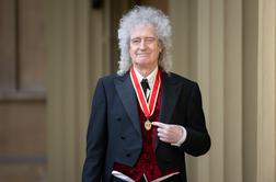 Legendarni kitarist skupine Queen prejel viteški naziv: "Počaščen sem"