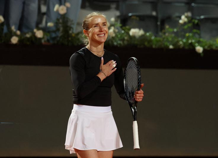 Elina Svitolina je izločila tretjo igralko sveta in trikratno zmagovalko Rima. | Foto: Reuters