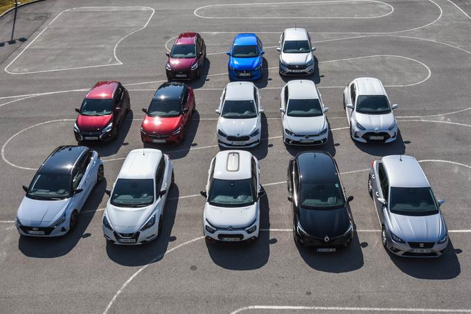 Na primerjalnem testu je bilo 13 avtomobilov, ki so bili večinoma med seboj zelo izenačeni.  | Foto: PRIMA