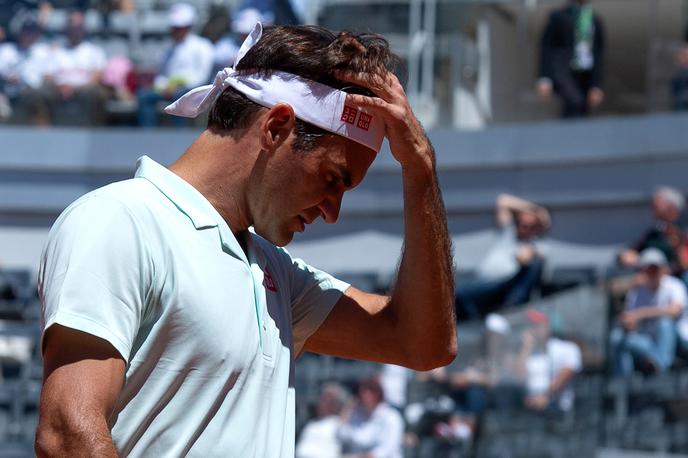 Roger Federer | Roger Federer je v Rimu doživel novo razočaranje. | Foto Reuters