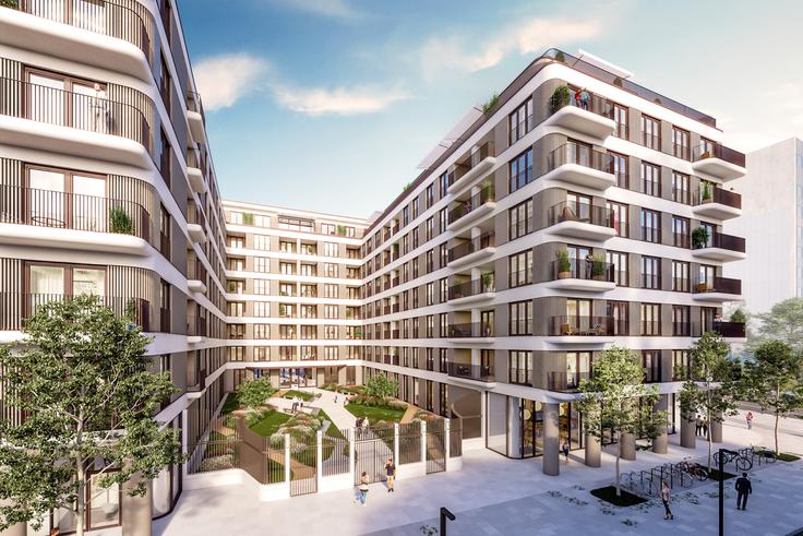 Kompleks Schellenburg bo zgrajen na območju, kjer je do pred nekaj leti stala večnamenska zgradba Palača Kolizej, ob dograditvi sredi 19. stoletja največja stavba v Ljubljani. | Foto: 