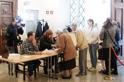 Znano je, koliko volivcev se je predčasnega glasovanja udeležilo prvi dan