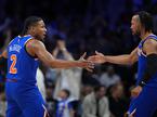 Miles McBride, Jalen Brunson, New York Knicks