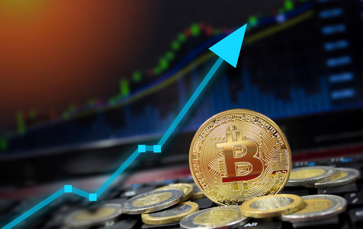 Bitcoin | Kriptovaluta bitcoin je na dobri poti, da postavi nov cenovni rekord. | Foto Shutterstock