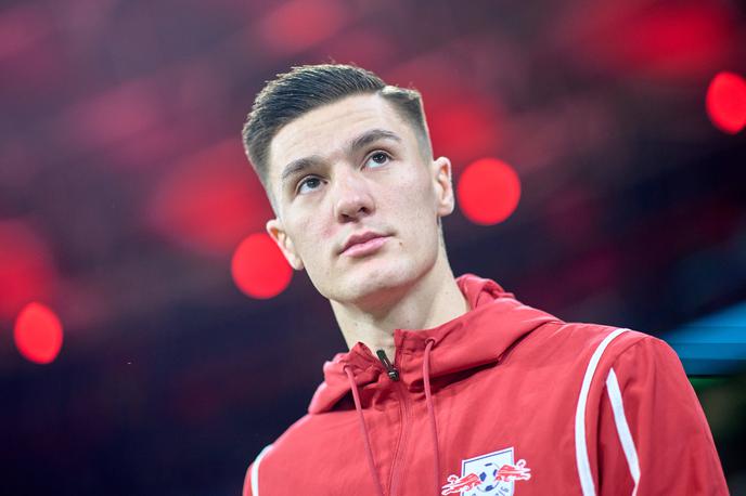 Benjamin Šeško | Benjamin Šeško bo zadnjo tekmo v letu 2024 odigral danes na Allianz Areni proti Bayernu. | Foto Guliverimage