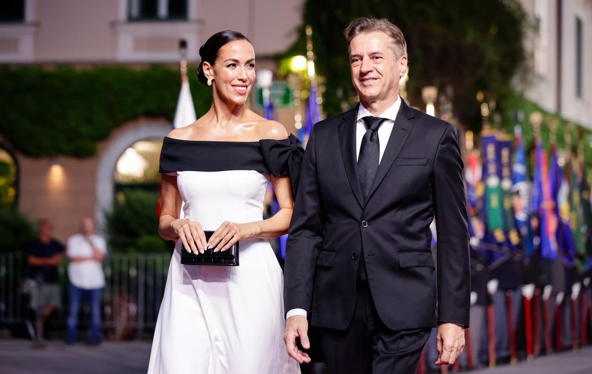 Tina Gaber | V soboto se bosta v Vili Tartini v Strunjanu poročila predsednik vlade Robert Golob in njegova partnerka Tina Gaber.  | Foto Mediaspeed