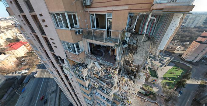 Uničenje v prestolnici Kijev. | Foto: Kyiv Digital