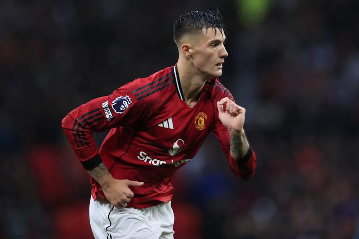 Benjamin Šeško je z Unitedom v prvenstvu na petih srečanjih osvojil sedem točk. | Foto: Guliverimage