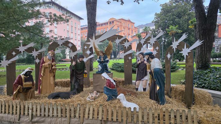 Jaslice pred cerkvijo Svetega Jakova, najstarejšega poslopja v Opatiji | Foto: Srdjan Cvjetović