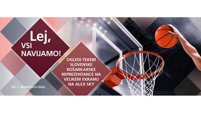 Lej, skupaj navijamo za naše košarkarje v ALEJI