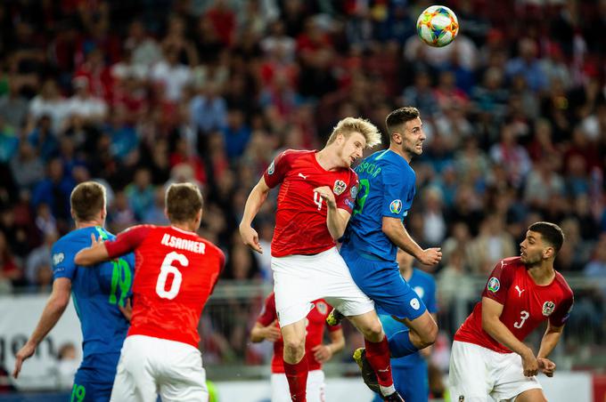 V Celovcu je odigral vso tekmo, a je Slovenija ostala praznih rok (0:1). | Foto: Vid Ponikvar