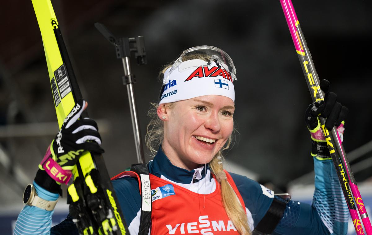 Suvi Minkkinen | Suvi Minkkinen se je veselila svoje prve zmage v svetovnem pokalu. | Foto Guliverimage