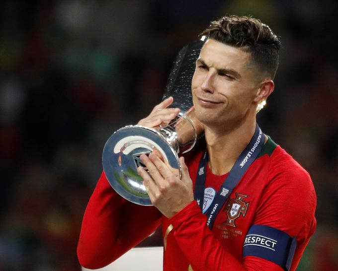 S Portugalsko je osvojil ligo narodov. | Foto: Reuters