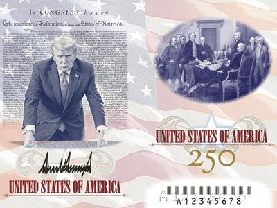 Trump predstavil nov potni list in postal tarča posmeha