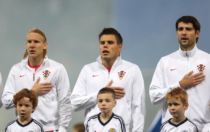 Ognjen Vukojević je za hrvaško reprezentanco zbral 55 nastopov. Nazadnje je v kockastem dresu nastopil leta 2014. | Foto: Reuters