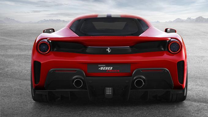 Strašljiv zadek, ki ga odlikujejo številne aerodinamične rešitve in divji difuzor.  | Foto: Ferrari