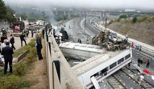 Nesreča v Španiji: strojevodja se je pred časom bahal s prehitro vožnjo