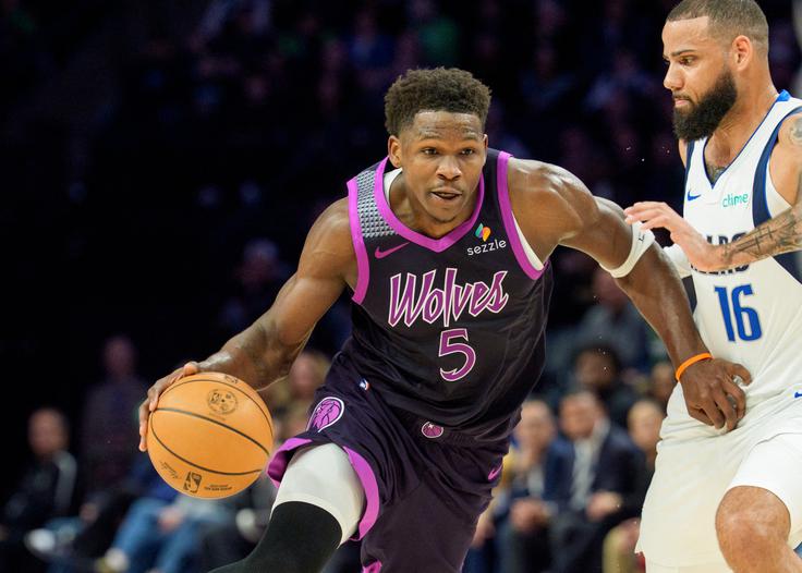 Anthony Edwards je odsoten zaradi poškodbe. | Foto: Reuters