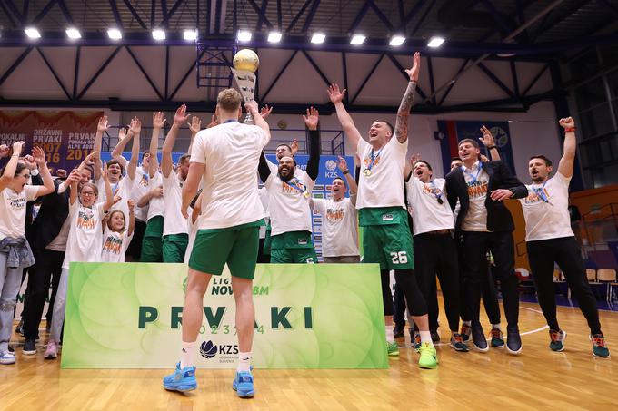 Cedevita Olimpija je 21. postala slovenski prvak. | Foto: www.alesfevzer.com