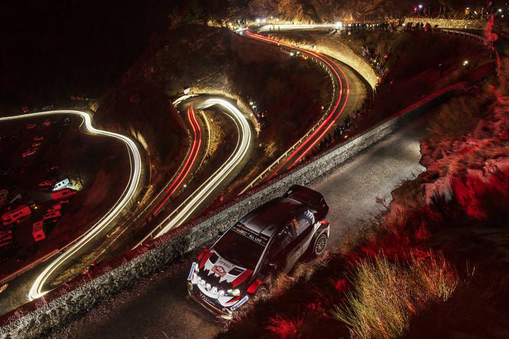 Toyota sodi med glavne favorite letošnje monaške rulete. Ott Tanak je bil lani zelo prepričljiv in je tudi letos prvi voznik moštva svetovnih prvakov med proizvajalci. | Foto: Red Bull