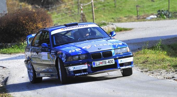 Najboljša v diviziji III: Aleš Zrinski in Tadej Štupar (BMW M3). | Foto: Gregor Pavšič