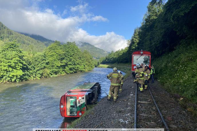 Nesreča vlak Avstrija | Foto feuerwehr-tamsweg.at